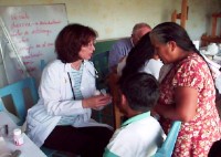Doctors volunteering at Armonia